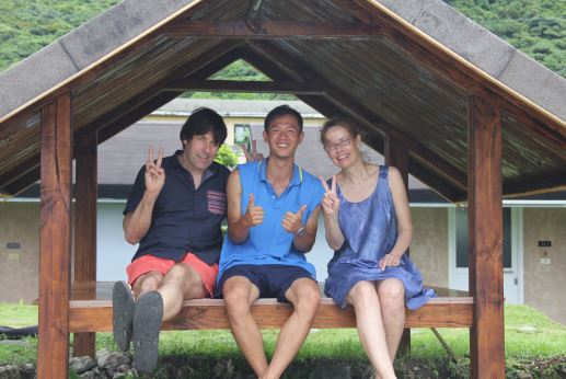 Dominik Fehr, Willy Chen and Eliane Suter on Lanyu (Orchid Island)