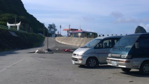 Lanyu’s petrol station near the port