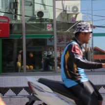 Scooters are the means of transportation for locals and tourists